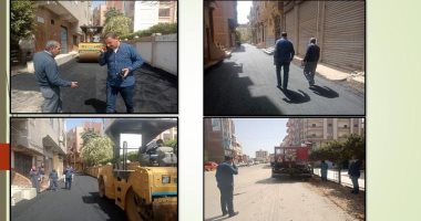 رصف ورفع كفاءة شوارع مدينة الإبراهيمية بالشرقية بتكلفة 770 ألف جنيه