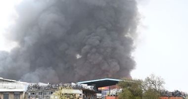 حريق ضخم يلتهم أكثر من 100 محل تجاري في الهند