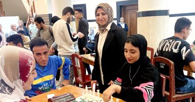 أسرة طلاب من أجل مصر تنظم بطولة جامعة كفر الشيخ للشطرنج بشعار (لا للمخدرات)