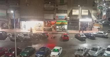 هطول أمطار غزيرة ورياح شديدة مصحوبة برعد وبرق على مدينتى بورسعيد وبورفؤاد