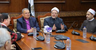 المفتى: رئيس الطائفة الإنجيلية قيادة مصرية وطنية تؤمن بالعيش المشترك 
