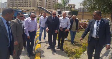 محافظ القاهرة يتفقد تطوير شارع أحمد تيسير شرق مدينة نصر
