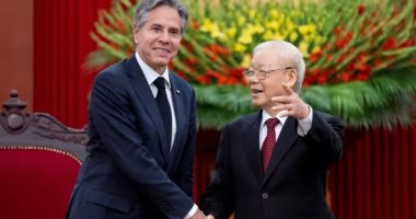 وزير الخارجية الأمريكى يلتقى الرئيس الفيتنامى لبحث الشراكة بين البلدين