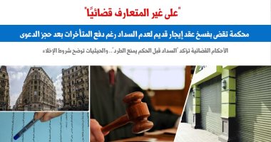 حكم قضائى بفسخ عقد إيجار قديم لعدم السداد رغم دفع المتأخرات.. عن برلماني
