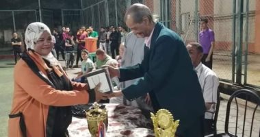 ختام الدوري الرمضاني بنادى الداخلة الرياضى وتوزيع جوائز للفائزين