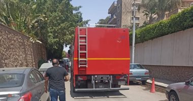 السيطرة على حريق داخل فيلا فى مصر الجديدة.. صور