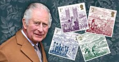 البريد الملكي يصدر 4 طوابع جديدة احتفالا بتتويج تشارلز الثالث.. صور