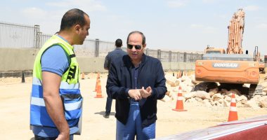 الرئيس السيسى يتفقد إنشاء عدد من الأسواق فى نطاق القاهرة 