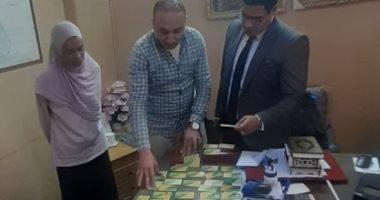 "تموين الإسكندرية" تضبط بطاقات تموينية لسرقة الحسابات بأحد المخابز البلدية