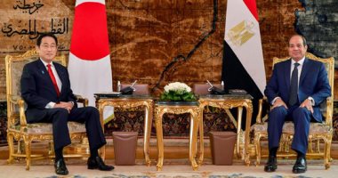  الرئيس عبد الفتاح السيسي يعقد مباحثات مثمرة مع رئيس الوزراء اليابانى