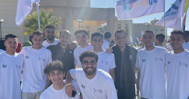 جامعة الزقازيق تفوز بالمركز الأول في الكرة الطائرة بالمهرجان الرياضي بجامعة سيناء