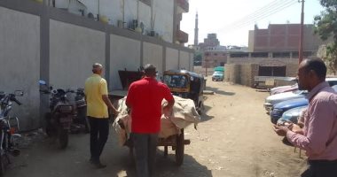 تحرير 53 محضر إشغال طريق بمركز بنى مزار وحملة لرفع الإشغالات بكورنيش المنيا