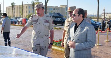 الرئيس السيسى يتفقد الأكاديمية العسكرية وبعض المنشآت بالعاصمة الإدارية.. فيديو