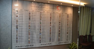 نقابة أطباء الأسكندرية تنفذ لوحة تذكارية لـ 119 طبيبا من شهداء جائحة كورونا
