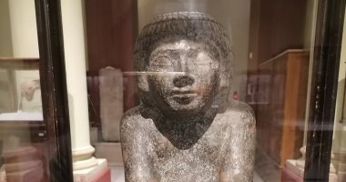 شاهد أقدم تمثال غير ملكى يعود لأحد كهنة عصر الأسرة الثانية بمتحف التحرير