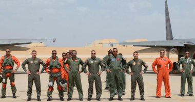 القوات الجوية المصرية والهندية تنفذان تدريبا جويا مشتركا بقاعدة جوية مصرية