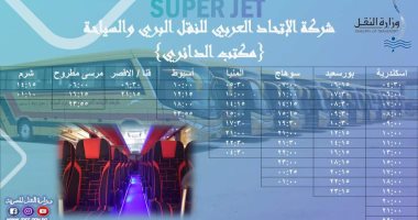 كيف تحجز تذاكر شركة الاتحاد العربى للنقل البرى والسياحة سوبر چيت