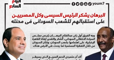 البرهان يشكر الرئيس السيسى والمصريين على استقبالهم للشعب السودانى فى محنته.. إنفوجراف
