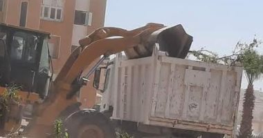 حملة نظافة موسعة ورفع المخلفات من أحياء مدينة طور سيناء