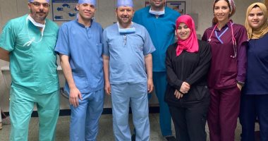 فريق جراحى بمستشفى الأطفال التخصصى ببنها ينقذ طفل يعانى من فتق بالحجاب الحاجز
