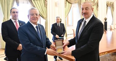 رئيس مجلس النواب يشيد خلال لقاء رئيس أذربيجان بالعلاقات بين البلدين