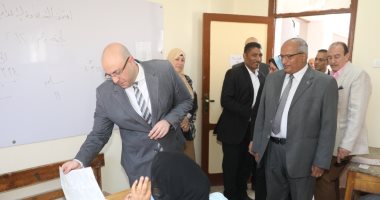 محافظ بنى سويف :انتظام امتحانات الشهادة الإعدادية داخل 310 لجنة