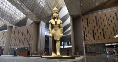 انتهاء 60% من أعمال تجهيز القطع الأثرية الضخمة فى المتحف المصرى الكبير