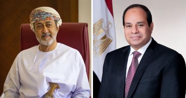 الرئيس عبد الفتاح السيسى والسلطان هيثم بن طارق سلطان عمان