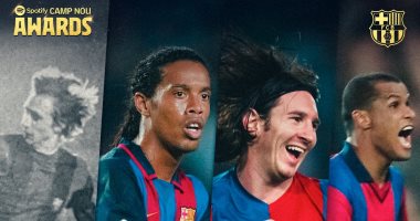 ميسي ينافس رونالدينيو على جائزة أفضل هدف بملعب برشلونة.. فيديو