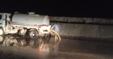 رفع مياه الأمطار ليلًا بالبرلس وإعلان الطوارئ بكفر الشيخ