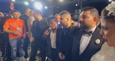 عبد الباسط حموده وأحمد شيبة وحسن شاكوش يشعلون حفل زفاف شقيقة عمر كمال