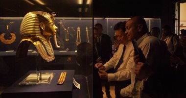 نائب وزير الثقافة والسياحة الصيني يزور المتحف المصري بالتحرير.. صور