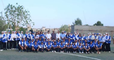 متطوعو وزارة الرياضة بالأقصر يطلقون مشروع "مستقبلنا 4" بمركز شباب البعيرات