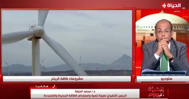 محمد الخياط: إنشاء مشروع طاقة الرياح على مساحة 3 آلاف كم والإنتاج 10 جيجاوات