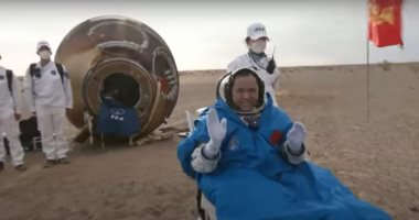 عودة بعض رواد المحطة المدارية الصينية إلى الأرض