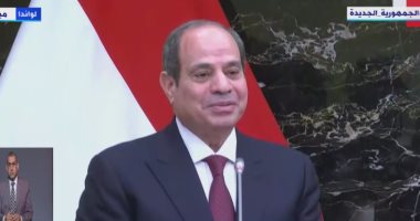 الرئيس السيسى: 200 ألف سودانى نزحوا إلى الحدود المصرية بسبب الصراع هناك
