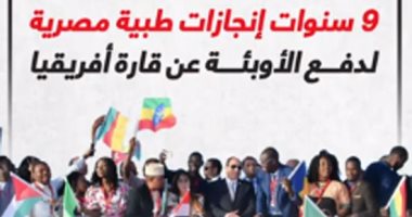 9 سنوات إنجازات طبية مصرية لدفع الأوبئة عن قارة أفريقيا.. فيديو