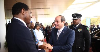 الرئيس السيسى يلتقى نظيره الزامبى ويؤكد التطلع لتفعيل أطر التعاون المشترك