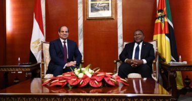 الرئيس السيسي يوجه الدعوة لنظيره الموزمبيقي لزيارة مصر