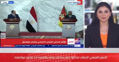 الرئيس السيسى: مصر لم تحارب الإرهاب أمنيا فقط بل حرصت على التنمية والتعمير.. فيديو