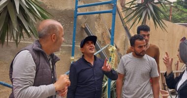 مدير آثار الإسكندرية يتفقد المرحلة النهائية من أعمال ترميم واجهة دار الأوبرا
