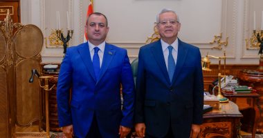 رئيس مجلس النواب يلتقى وكيل أول برلمان أذربيجان