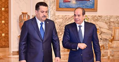 "الأنباء" الكويتية تبرز تأكيد الرئيس السيسى دعم مصر لأمن واستقرار العراق
