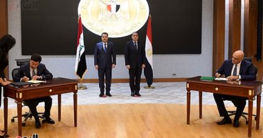 رئيس الوزراء العراقى: توقيع 11 اتفاقية تعاون مع مصر