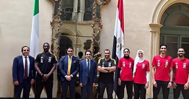 منتخب التايكوندو فى ضيافة السفارة المصرية بروما.. صور