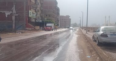لمعان البرق وسماع الرعد وهطول أمطار على مدن وقرى كفر الشيخ.. صور