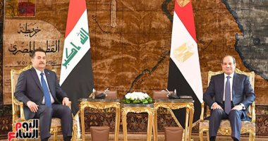 رئيس وزراء العراق يؤكد الحرص على تعزيز آليات التعاون الثنائى الراسخة مع مصر