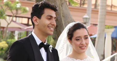 ماجد المصرى ونجوم الفن في حفل زفاف روان أيمن يوسف