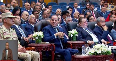 الرئيس السيسي: "اللى عايز يبنى بلد مابيخافش أبدا إلا من ربنا اللى هيحاسبه"
