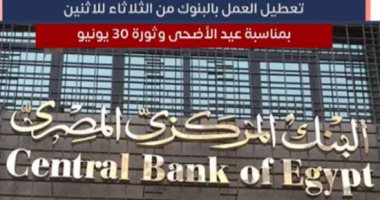 البنوك فى إجازة بداية من الثلاثاء 27 يونيو وهذا موعد استئناف العمل.. فيديو